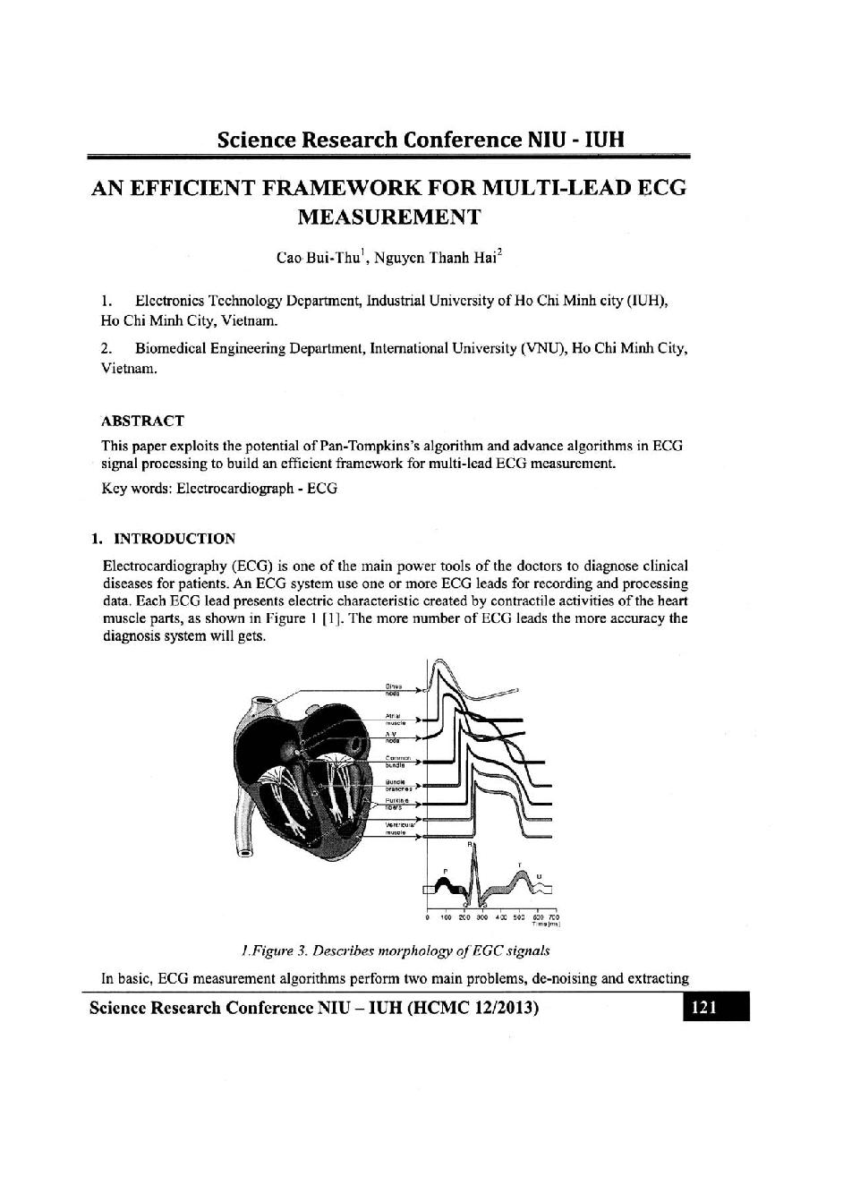 An efficient framework for multi-lead ECG measurement