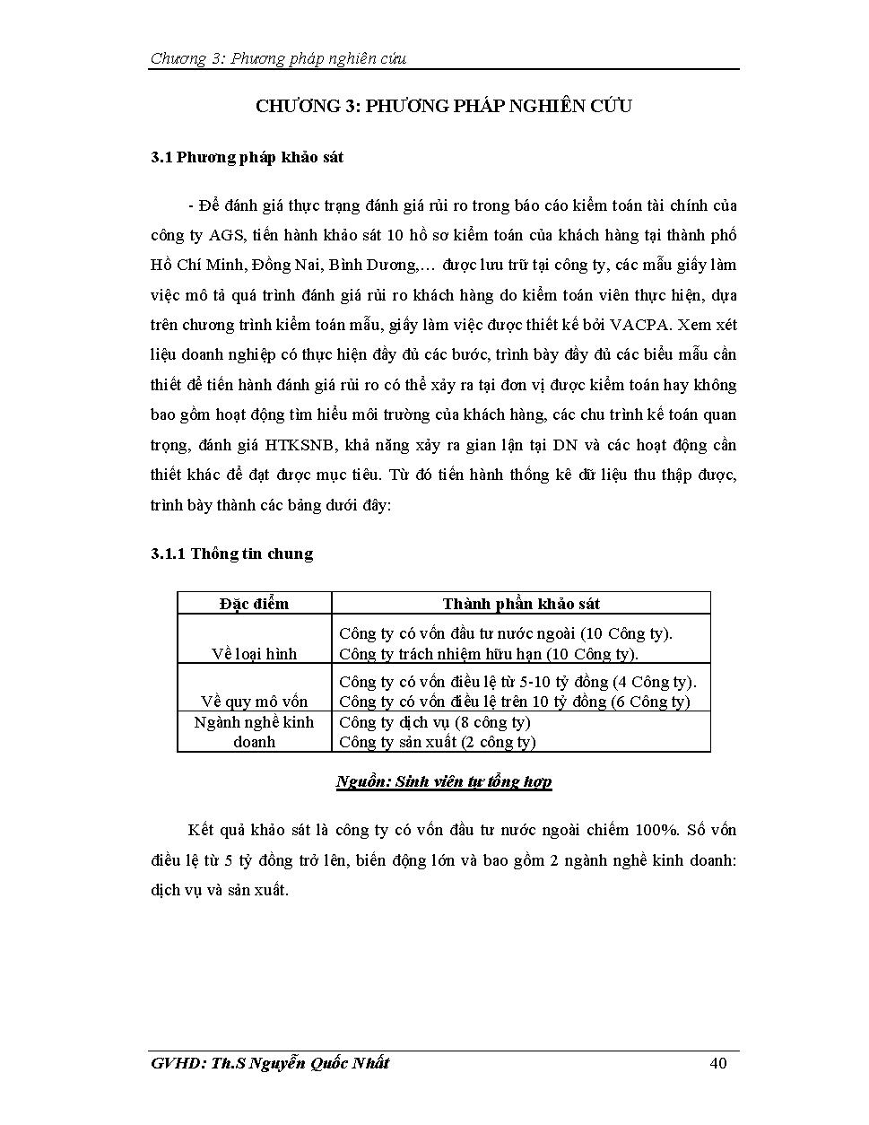 Hoàn thiện quy trình đánh giá rủi ro trong kiểm toán báo cáo tài chính do Công ty TNHH kiểm toán AGS thực hiện :Khóa luận tốt nghiệp Khoa Kế toán - Kiểm toán