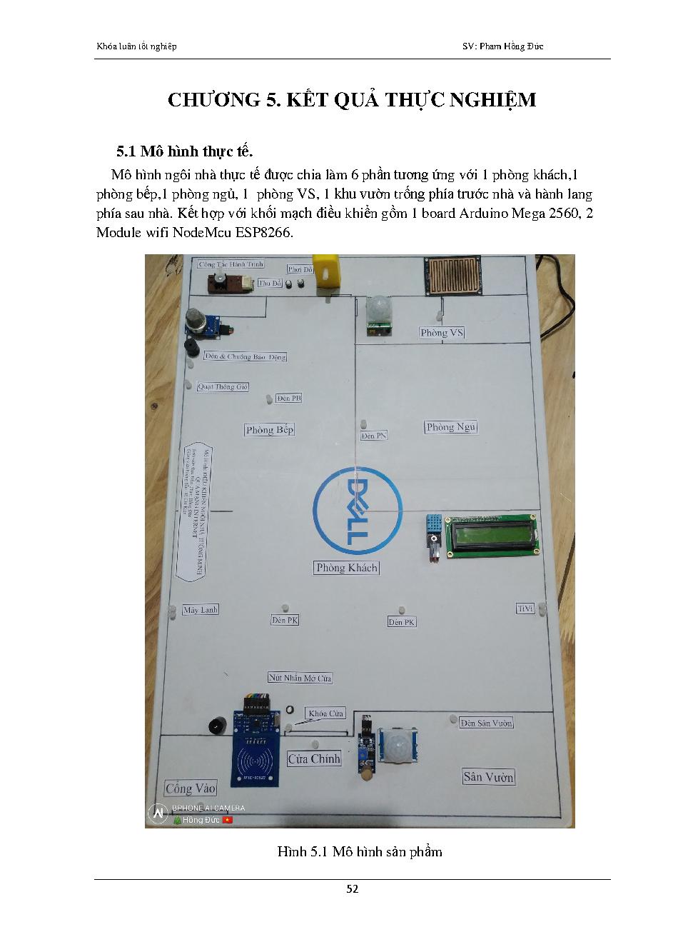 Điều khiển ngôi nhà thông minh qua mạng internet :Khóa luận tốt nghiệp Đại học khoa Công nghệ Điện