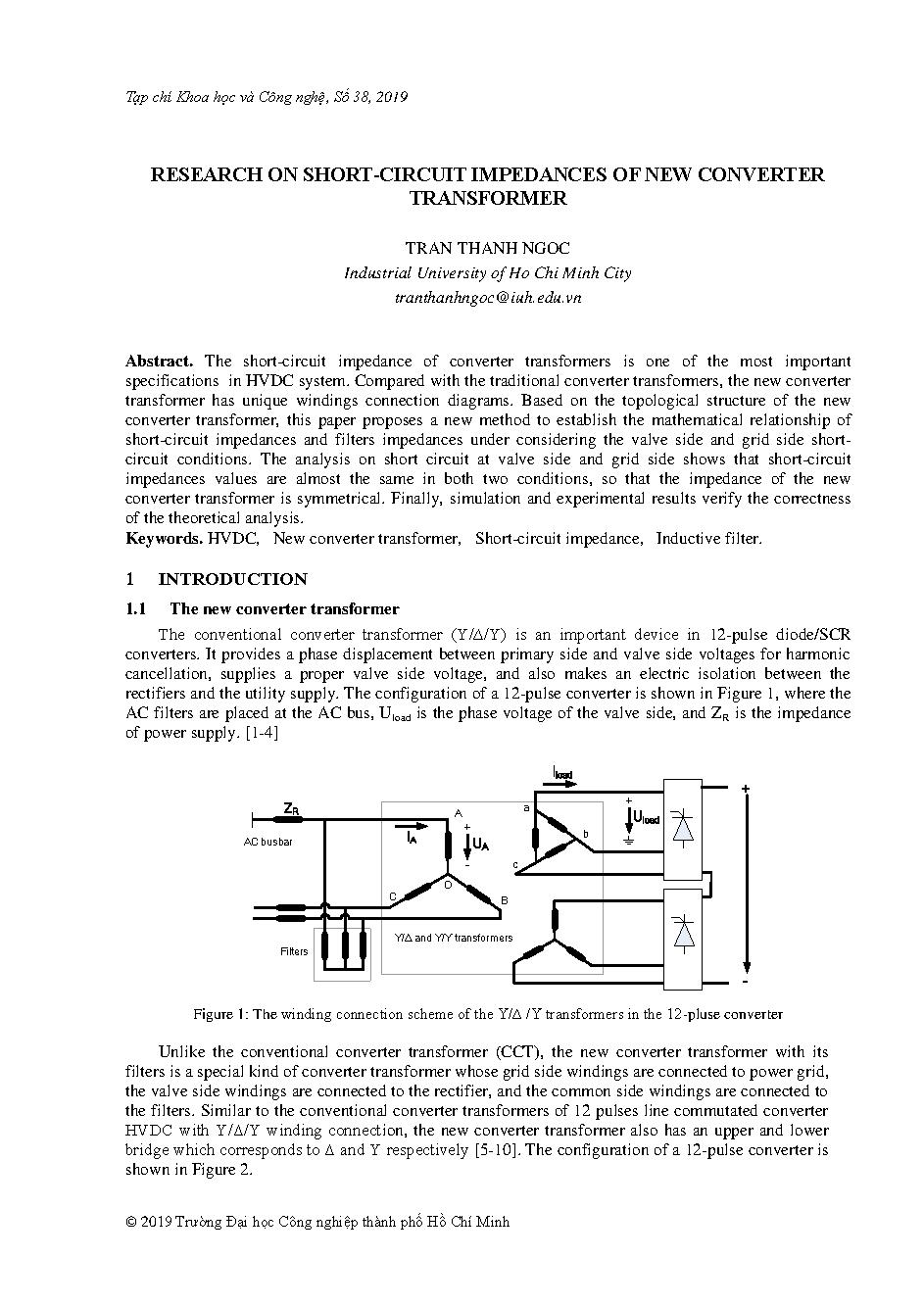 Research on short - circuit impedances of new converter transformer