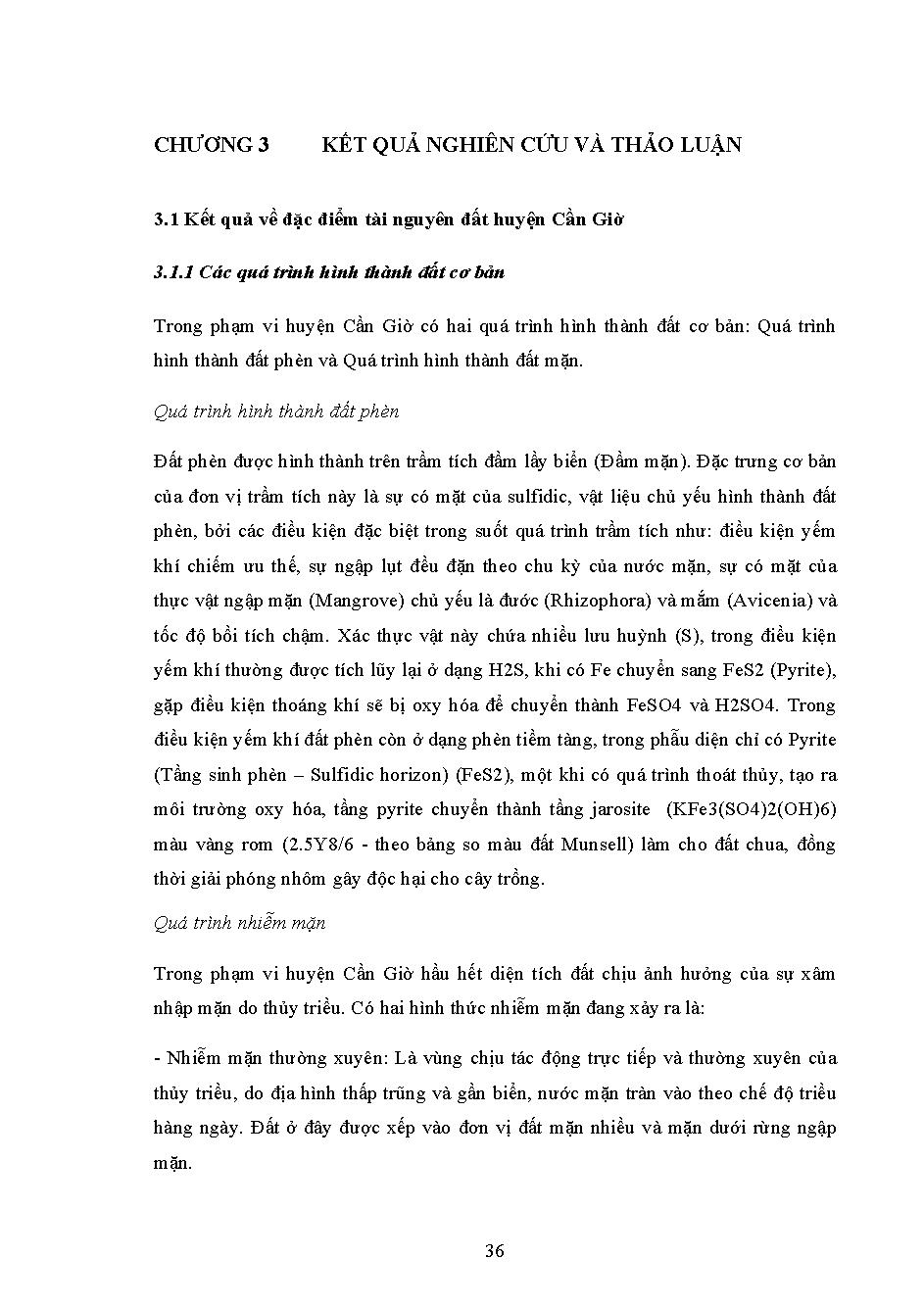 Đánh giá đặc điểm và đề xuất phương hướng sử dụng hợp lý tài nguyên đất huyện Cần Giờ TP. Hồ Chí Minh :Luận văn Thạc sĩ - Chuyên ngành : Quản lý Tài nguyên và Môi trường