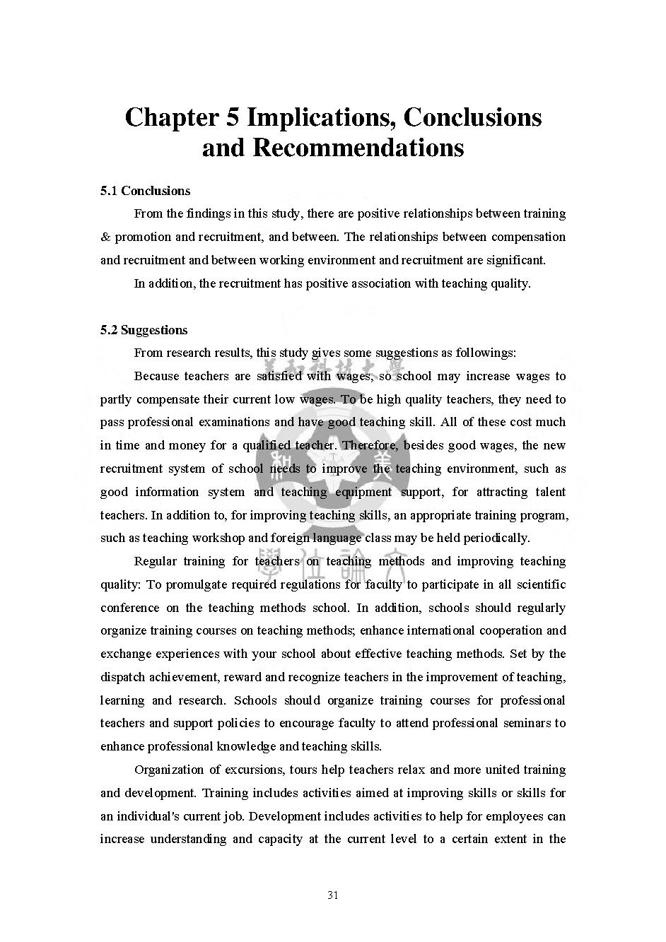 Improving Teaching Staff Recruitment Efficiency at the Transportation III College in Ho Chi Minh City : Masters thesis of Business Administration