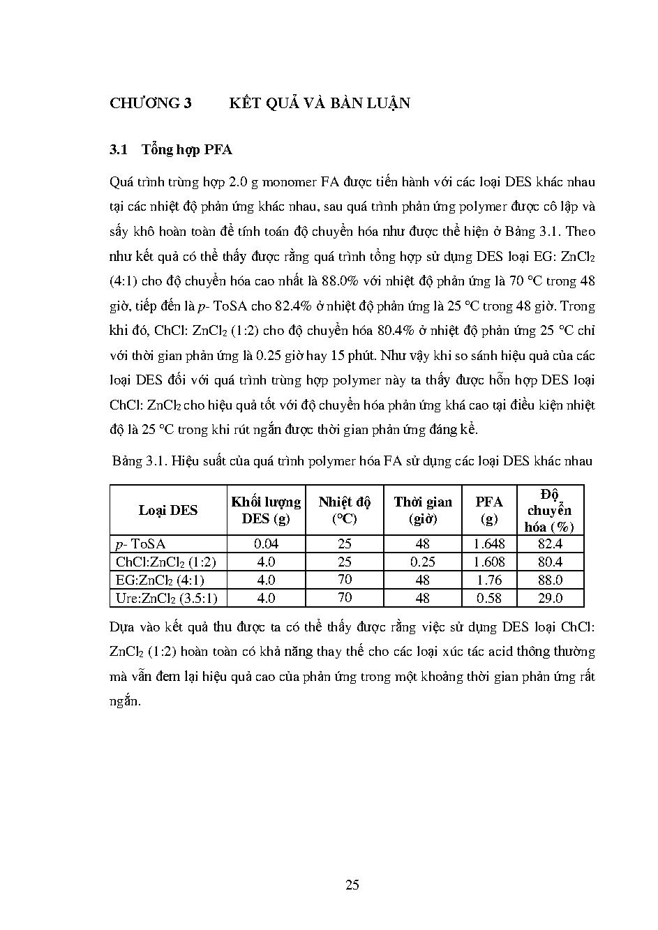 Tổng hợp poly(furfuryl alcohol) sử dụng chất lỏng ion và ứng dụng làm than hoạt tính hấp phụ chất màu: Luận văn thạc sĩ - Chuyên ngành: Kỹ thuật Hóa học