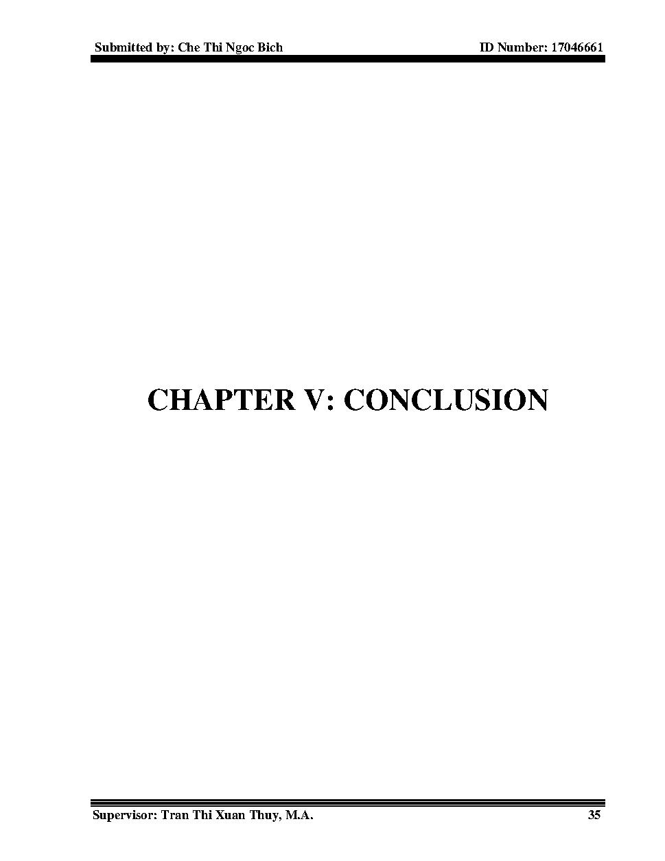 An investigation into the effects of applying the storytelling method in teaching vocabulary to beginners at a Chau english center :Graduation Thesis - Faculty of Foreign Languages