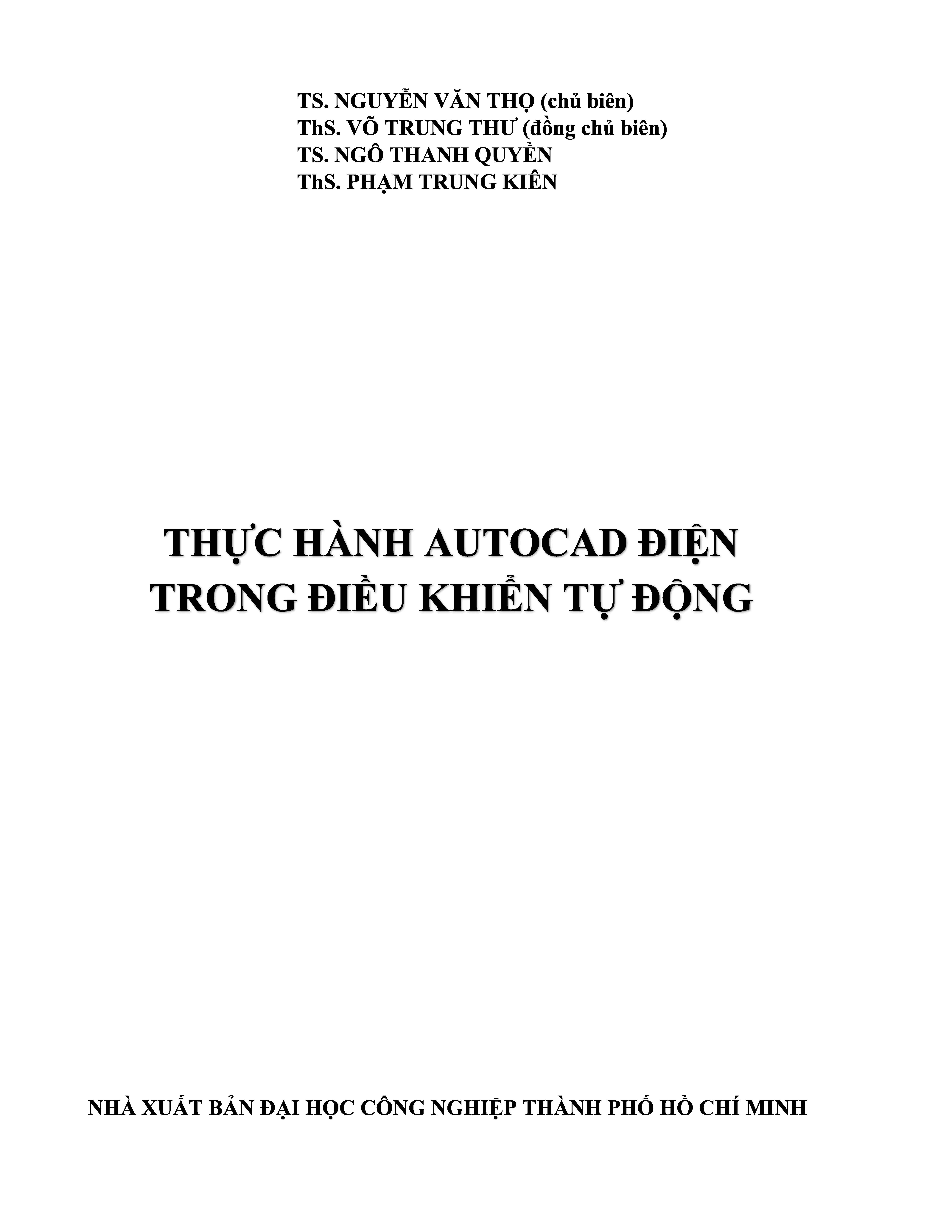 Thực hành Autocad điện trong điều khiển tự động