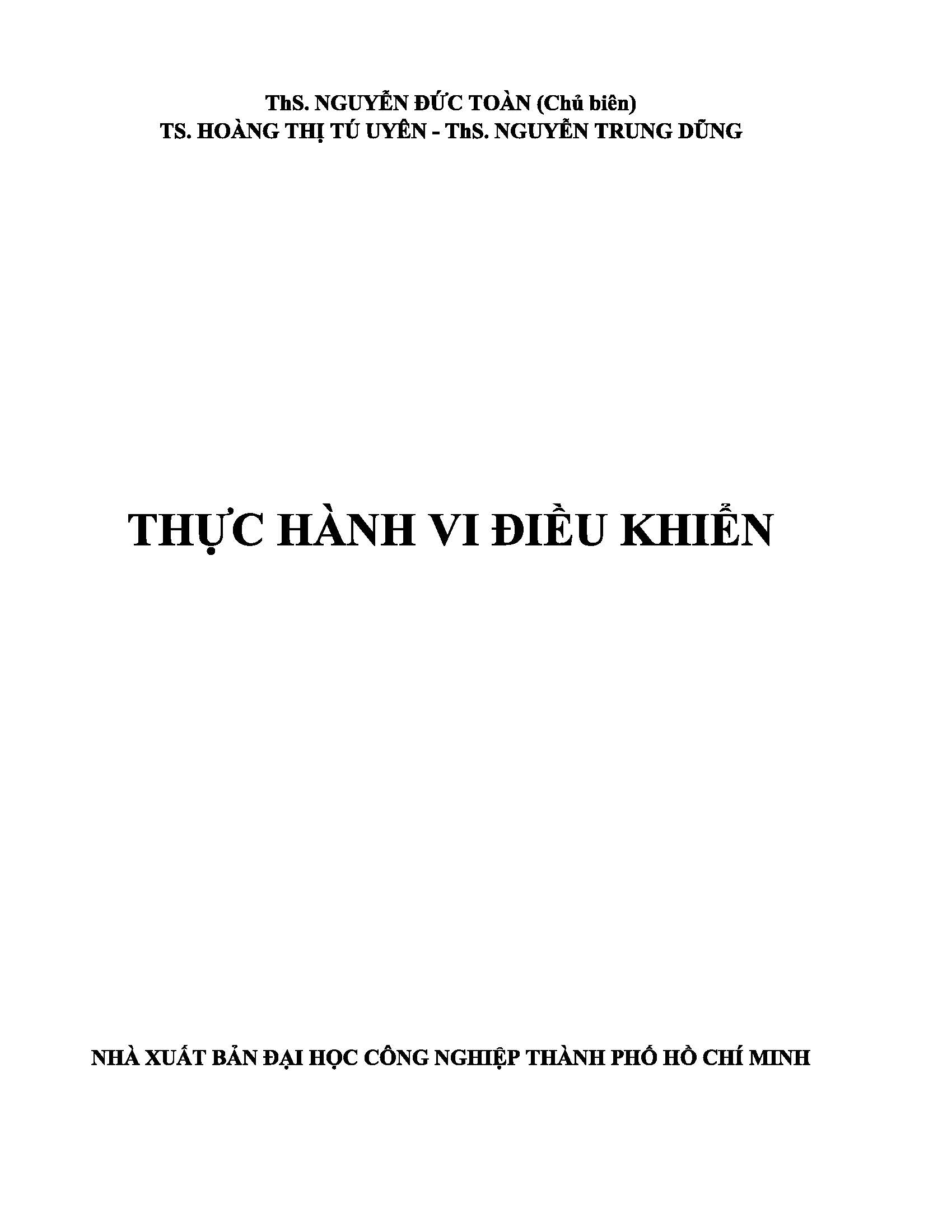 Thực hành vi điều khiển