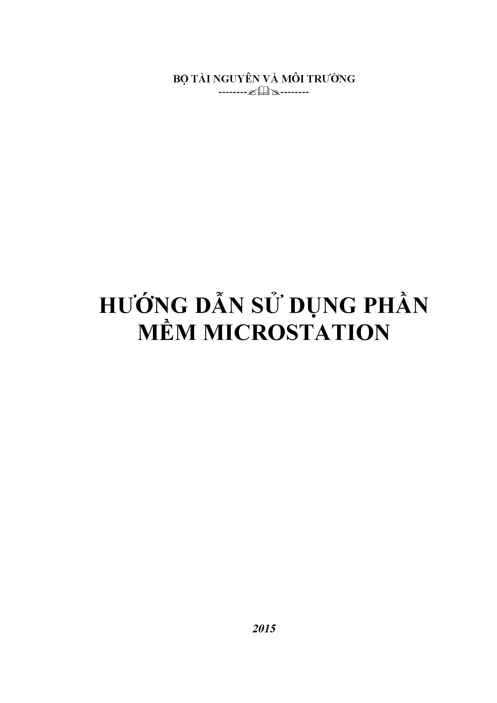 Hướng dẫn sử dụng phần mềm MicroStation