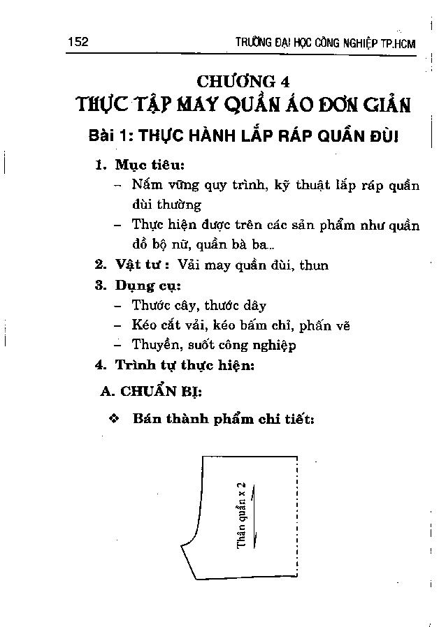 Hệ thống bài tập công nghệ may 1