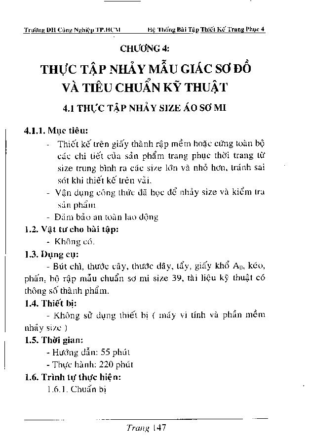 Hệ thống bài tập : Thiết kế trang phục 4