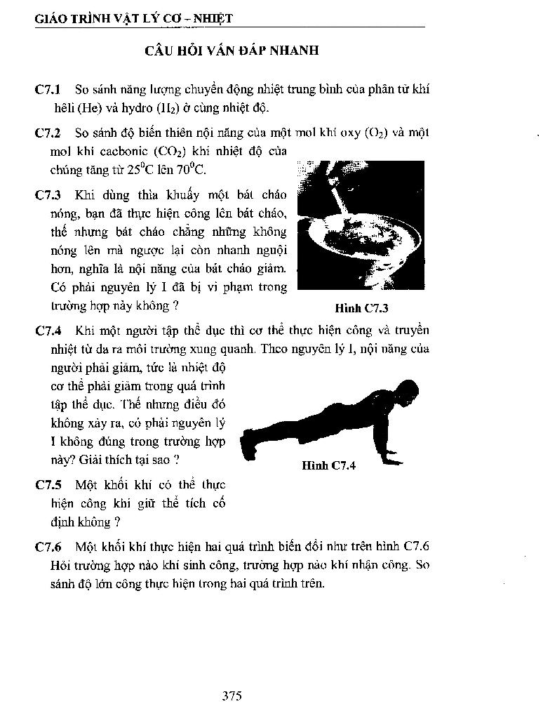 Giáo trình vật lý Cơ - nhiệt